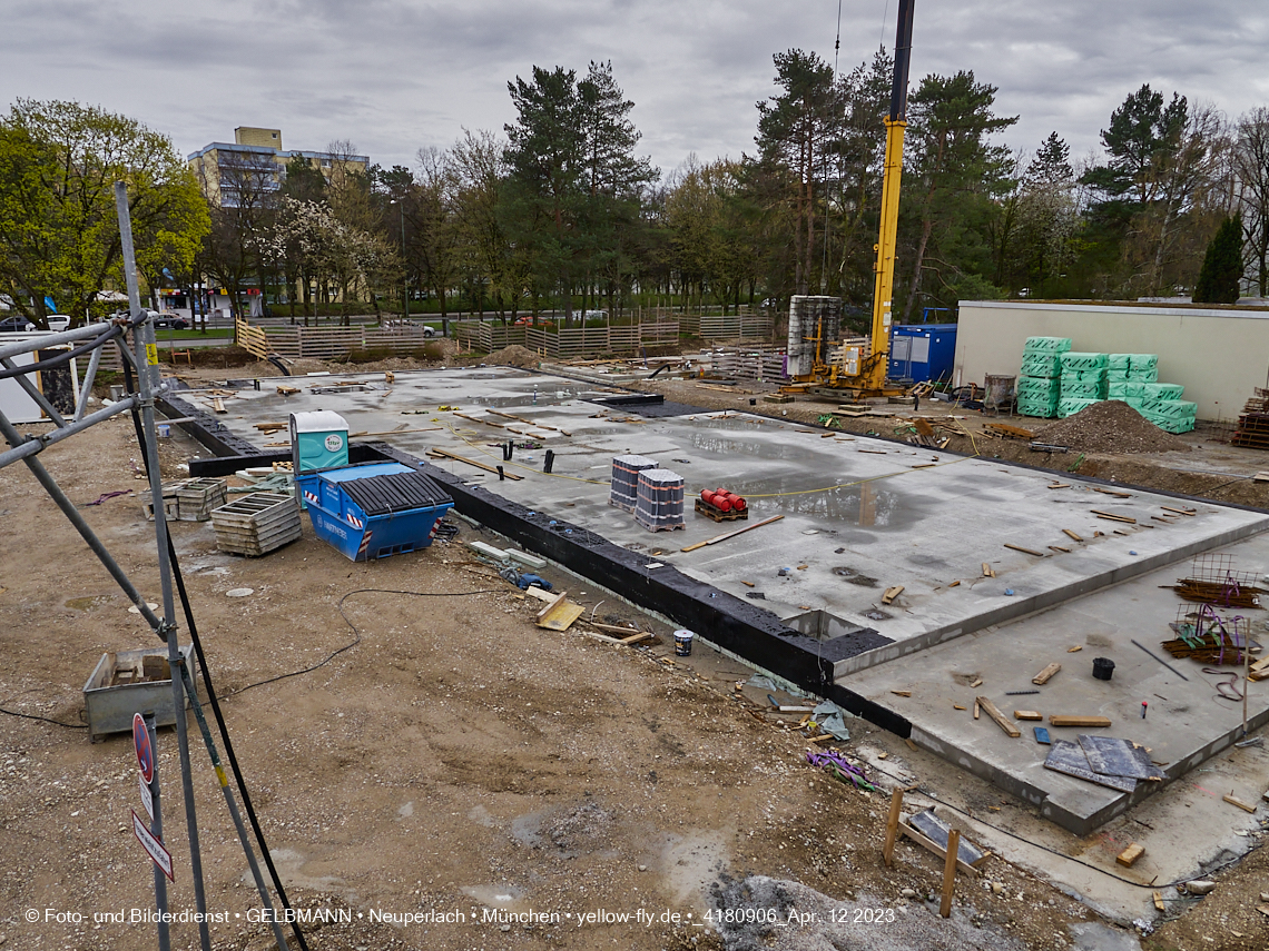 12.04.2023 - Baustelle Haus für Kinder in Neuperlach